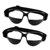 Kisangel 2pcs Anti-Low Head Training Glasses for Basketball Soft Plastic