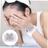 Baluue 1 Pair Moisture-proof Wrist Straps Wristbands Wrist Band Face