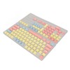 Mechanical Keyboard Keycaps 124 Keys PBT Dye Sublimation Vivid Colors