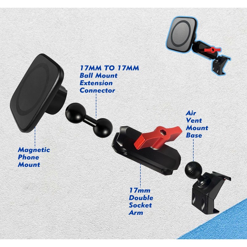 WXRYLYN 2026 2025 Hon da Accord Magnetic Air Vent Phone