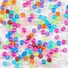 DICOSMETIC 200Pcs Dice Beads Transparent Colorful Cube Beads 8mm Acrylic