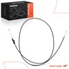 A-Premium Front Hood Latch Release Cable Without Handle Compatible with