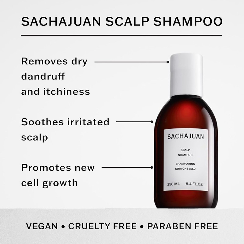 SACHAJUAN Scalp Shampoo | Anti-Dandruff Shampoo for Dry, Itchy Scalp