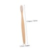 IWOWHERO 2Pcs Bamboo Toothbrushes with Soft Bristles for Adults Natural