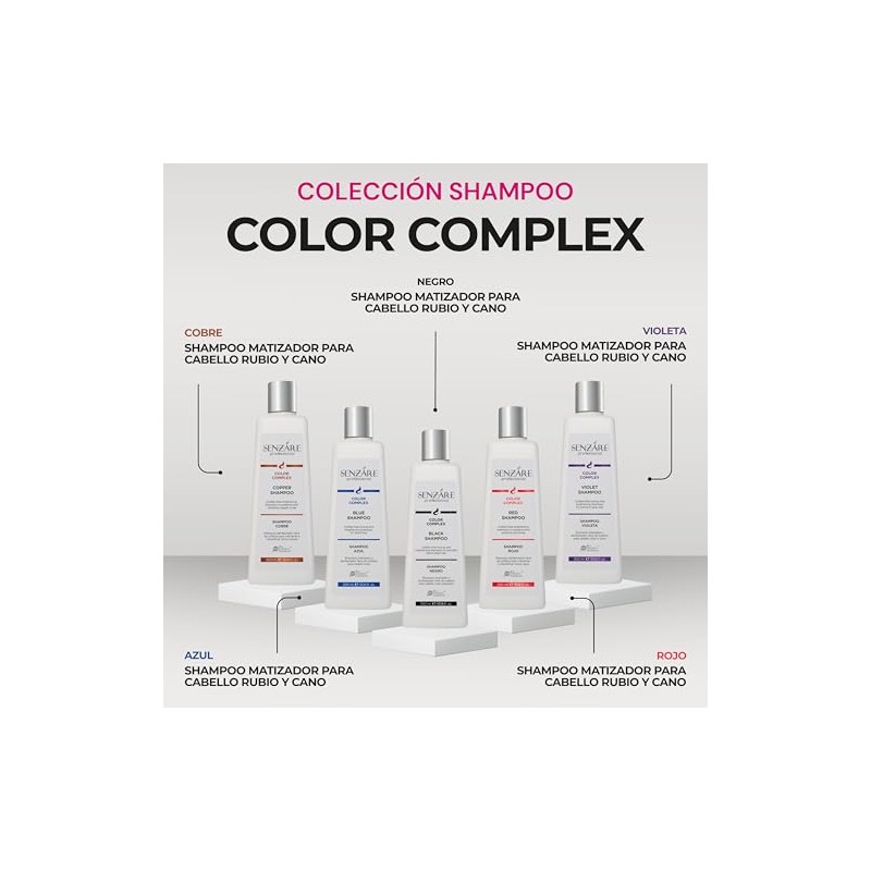 Senzáre Shampoo Copper Para Cabello Cobrizo