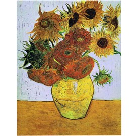 Moruska Sunflowers by Vincent Van Gogh Jigsaw Puzzle 1000 Piece Classic Art Painting Puzzles for Adults