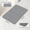 VEELOIM STONE BATH MAT DIATOMACEOUS SHOWER MAT NON-SLIP SUPER ABSORBENT