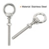 sourcing map M6 1/4"x1.97" Stainless Steel Eye Bolts Threaded Screw