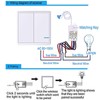 SuperInk 2-Gang Wireless Light Switch with Receiver Kit Outdoor 1900
