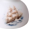 Aladdin 10" Sailing Clipper Glass Lamp Shade M543