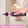 JENABOM Electric Screwdriver Pink, 3.6V Rechargeable Cordless Screwdriver, 5N.m Max