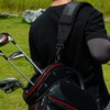 LZFAN Golf Bag Shoulder Strap, Single Padded Adjustable Straps Universal