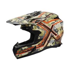 XFMT DOT Unisex-Adult Motocross Helmets Off Road ATV Dirt Bike BMX Full Face Helmets (Camouflage, X-Large)