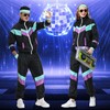 80s Track Suit for Men Women 90s Retro Windbreaker Suit
