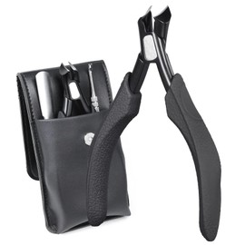 SG Nekoo Toe Nail Clippers for Thick Nails for Seniors, Splash Proof Trim Fingernail and Ingrown Toenail, Ergonomic Non-Slip Grip Nail Clippers for Men Women (ZJQTZ3P)