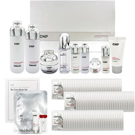 CNP RX Skin Rejuvenating 4-piece Special Set + Essence 1ml x 100 Sheets Cosmetics Gift Set / CNP RX 스킨 레쥬버네이팅 4종 기획세트+에센스 1ml x100매 화장품선물세트