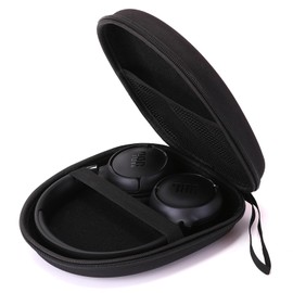 Ginsco Universal Headphone Case Compatible with JBL Tune 510BT 720BT, Sony WH-CH 720N/WH-CH520, Soundcore Q20/Q30 BERIBES KVIDIO TOZO etc, 1680D Oxford Travel Carrying Hard Shell Case Black