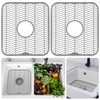 DecorRack Sink Protectors for Kitchen Sink, Plastic 12" x 11"