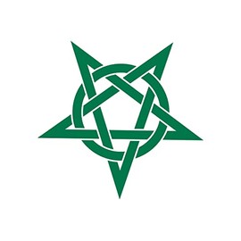 Pentagram Car Vinyl Decal Witch Occult Wicca Tumbler Sticker