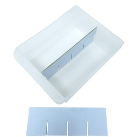 (6-Pack) Akro Mils Storage Bins Compatible, Large Drawer Configurable Length Dividers for Plastic Storage Craft Cabinets