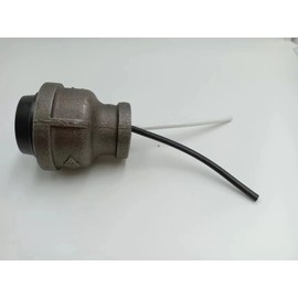 Generic Iron Pipe Lamp Socket That fits 3/4-1-1/4 inch Iron Pipe (NPT), transparent…, Gray