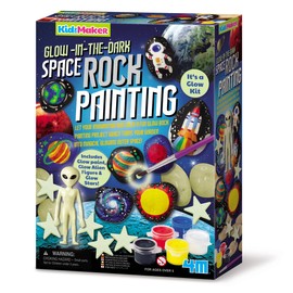 KidzMaker - Glow In The Dark - Space Rock Painting