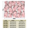 Pig Blanket Warm Soft Cozy Sleeping Pigs Throw Blanket Gifts