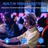 Bluetooth Gaming Headset Multifunction RGB Cool Lighting Low Latency Noise