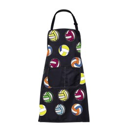 ENSIANTH Volleyball Apron for Women Men Volleyball Kitchen Cooking Home Apron With Pocket Volleyball Lover Player Sport Fan Gift (volleyball apron)