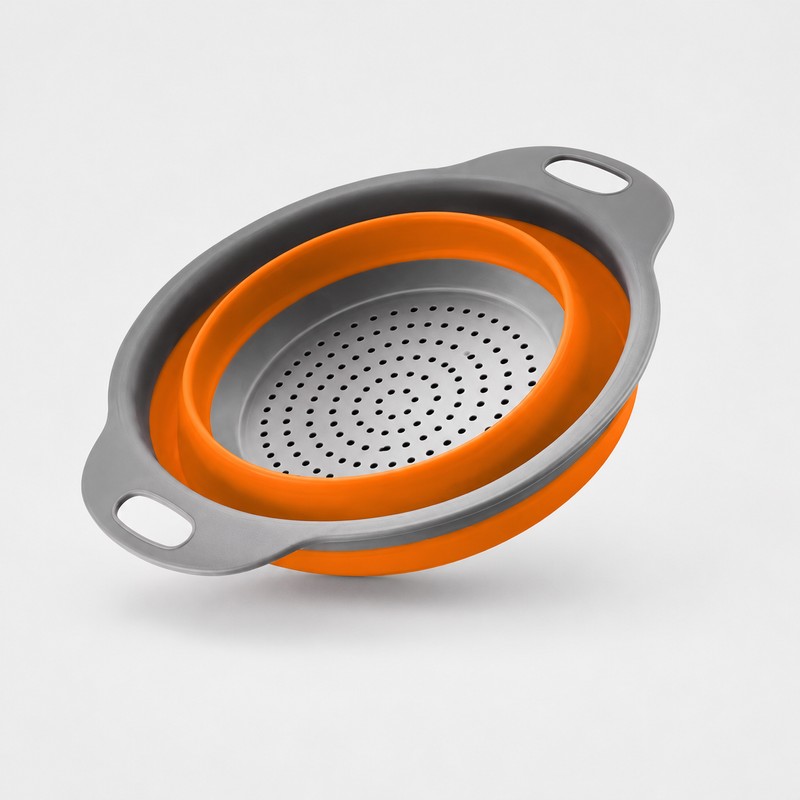 Collapsible Drain Basket for Washing Fruits and Vegetables – Space-Saving
