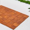 Strawberry Fairy Durable Interlocking Acacia Wood Deck Tiles for Outdoor