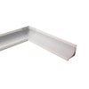Cover Rail for Bathtub Sink with Sealing Lip PVC White