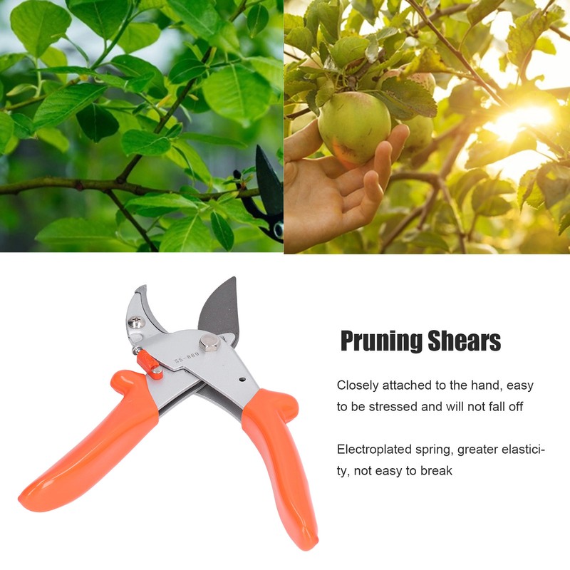 Pruning Shears Carbon Steel Fruit Branch Shears Plant Trimming Scissor