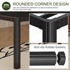 Yicensen 24 Inch High Twin XL Bed Frames with Rounded