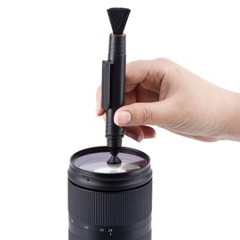 Lens Cleaning Pen for Lens and Filter Cleaning, Lenspen, Suitable for All Lenses (e.g. Canon/Nikon) Lens Filter Camera DSLR Look Brush Black