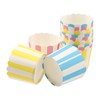 YIXNSW Pack of 150 3 Colours Cupcake Paper Cases Cupcake