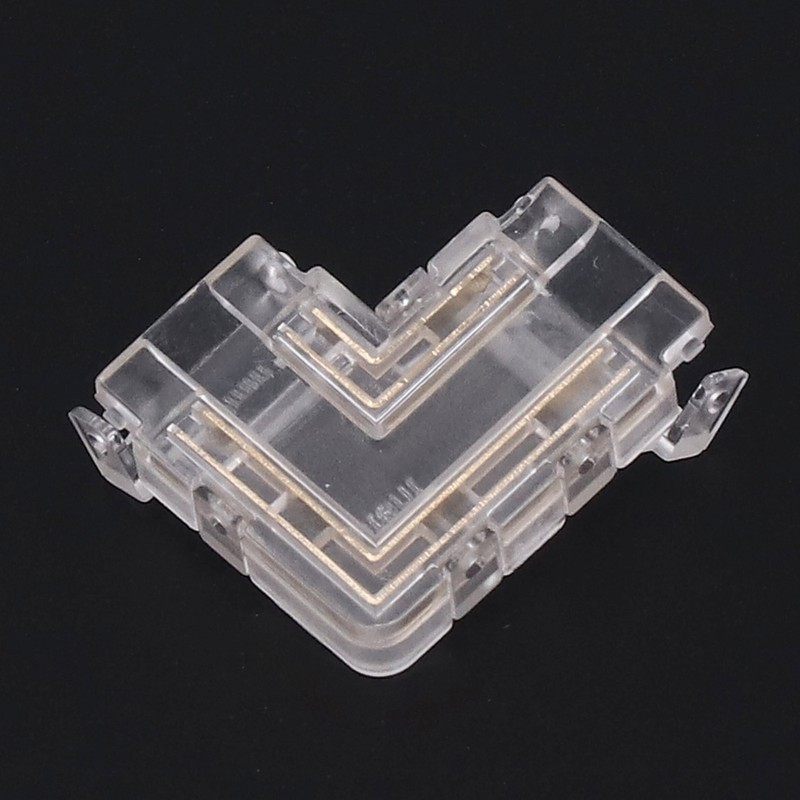8PCS L Shaped LED Light Strip Connectors 4 Pin 10mm