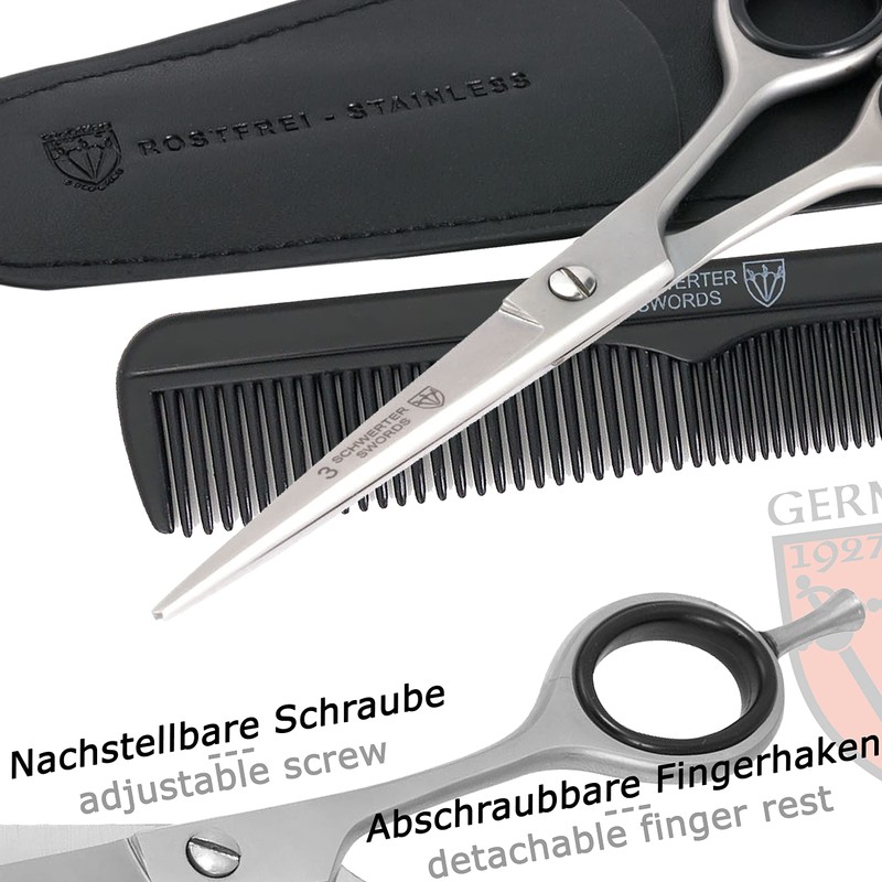 DREI SCHWERTER - Rustproof professional hair scissors, hairdressing scissors in