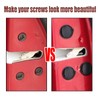 SPEEDWOX 120pcs Screw Caps Concealment Screws Decorative Hinged Screw Cover