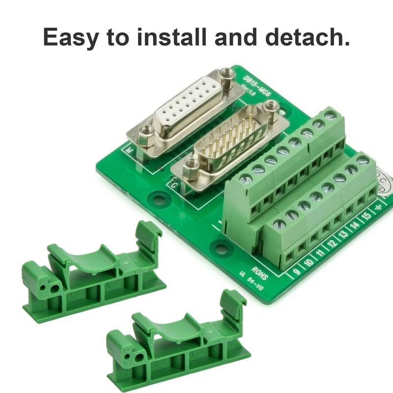 35 mm DIN Rail Mounting, 10 Sets 35 mm PCB