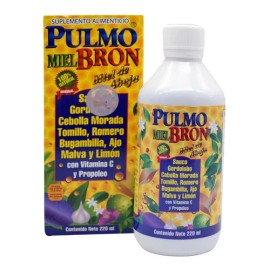 Pulmo Bron Miel Jarabe Para La Tos Nva Producción Vitamina C