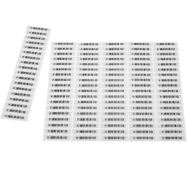 VILLCASE 108PCS Supermarket Security Labels, Goods Security Tags Anti- theft Security Tags Single Use Security Labels for Store Retail Shop Jewelry Clothing