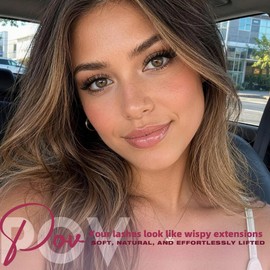 Geeneiya Wispy Lash Clusters Natural Eyelash Clusters 10-16mm Spider Lashes Clusters C Curl Cluster Eyelash Extensions Flaunt Individual Lashes DIY Lash Extension at Home for Natural Look