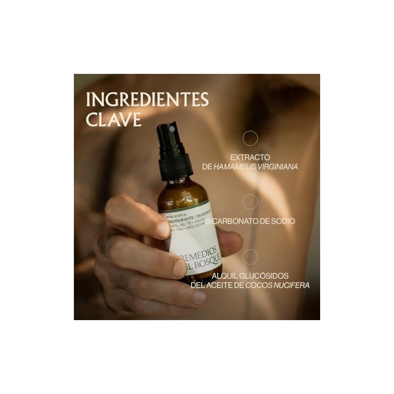 Remedios del Bosque 2 Pack Desodorante Natural en Spray Unisex