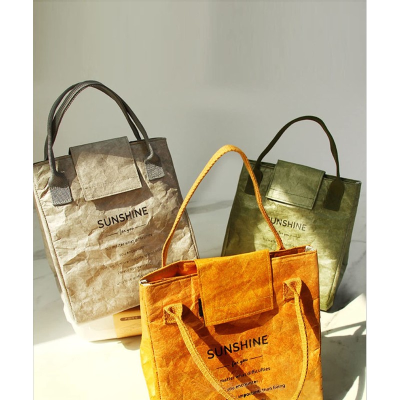 Paperlike Lunch Bag, Insulated Bag, Lunch Bag, Lunch Bag, Lunch