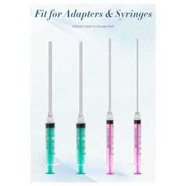 Wisyurt Pack of 10 Blunt Tip Dispensing Needles 4 12 Gauge Stainless Steel Blunt Needles Liquid Applicator 14G