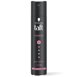 SCHWARZKOPF TAFT Hair Spray POWER with Cashmere 250ml Hold #5