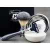 Basics Shaving Tools Beginners Mach3 Razor Shaving Set Synthetic Brush,
