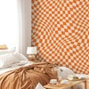 Dunzoom 15.75''x118'' Checkerboard Peel and Stick Wallpaper Aesthetic Checkered Wallpaper