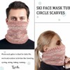 Tgirls Winter Neck Warmer for Women Neck Gaiter Snowflake Thick